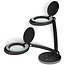 Goobay LED Magnifying Lamp with Base, 6 W, black