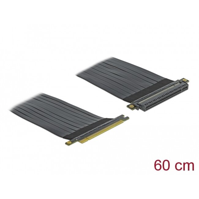 Delock Riser Card PCI Express x16 to x16 with flexible cable 60 cm
