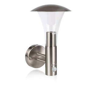 Smartwares sensorlamp Milo 305 mm 1 x E27 RVS 60 watt zilver