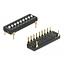 Delock DIP switch Tri-State 9-digit 2.54 mm pitch THT vertical black 2 pieces