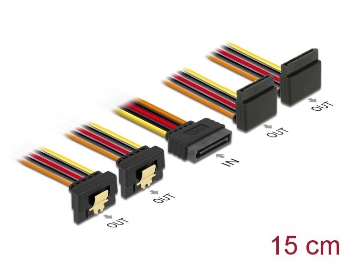 DeLOCK 60153 0.15m interne stroomkabel
