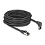 Delock RJ45 Network Cable Cat.8.1 S/FTP 90° upwards angled / straight 10 m black