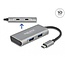 Delock External USB 10 Gbps USB Type-C™ Hub with 2 x USB Type-A and 2 x USB Type-C™