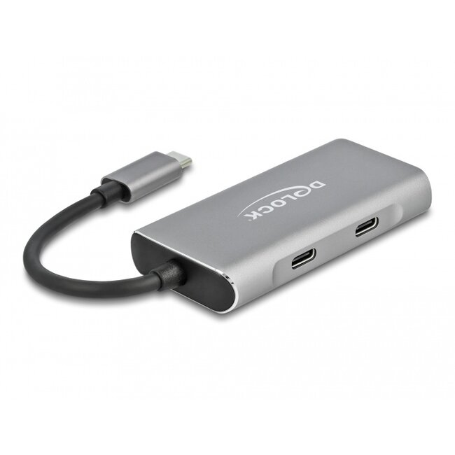 Delock External USB 10 Gbps USB Type-C™ Hub with 2 x USB Type-A and 2 x USB Type-C™