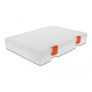 DeLOCK Delock Transparent sorting plastic box with 36 compartments