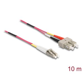 DeLOCK Delock Cable Optical Fibre LC > SC Multi-mode OM4 10 m