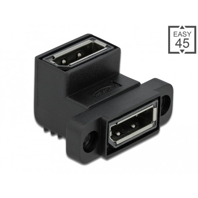Delock Easy 45 DisplayPort Adapter angled 90°