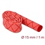 Delock Heat Shrink Tube X-pattern non-slip 1 m x 15 mm red