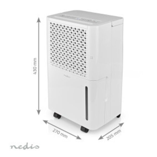 Luchtontvochtiger | 10 l/Dag | Ontvochtiging / Automatisch / Was drogen / Ventilatie | Ja | 100 m³/h