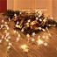 Goobay Silver Wire String Light "Snowflakes" with 10 LEDs