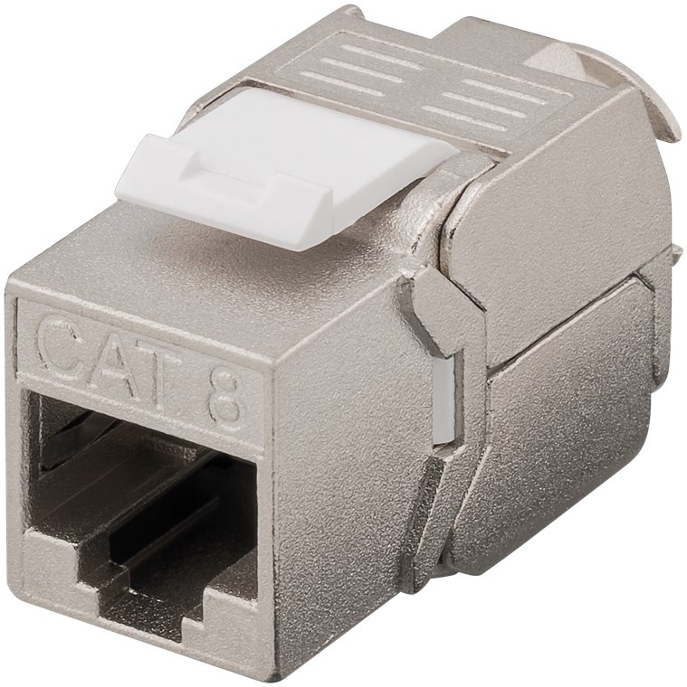 Goobay Keystone Module RJ45 CAT 8.1, STP, GHMT-certified |