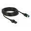 Delock PoweredUSB cable male 12 V > 2 x 4 pin male 5 m for POS printers and terminals