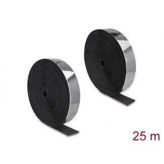 DeLOCK Delock Heavy-duty Hook-and-Loop tape self-adhesive L 25 m x W 50 mm black