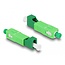 Delock Optical Fiber Hybrid Coupler SC Simplex male to LC Simplex female green