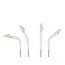 Delock Optical Fiber Cable LC Duplex to LC Duplex Multi-mode OM4 angled 3 m