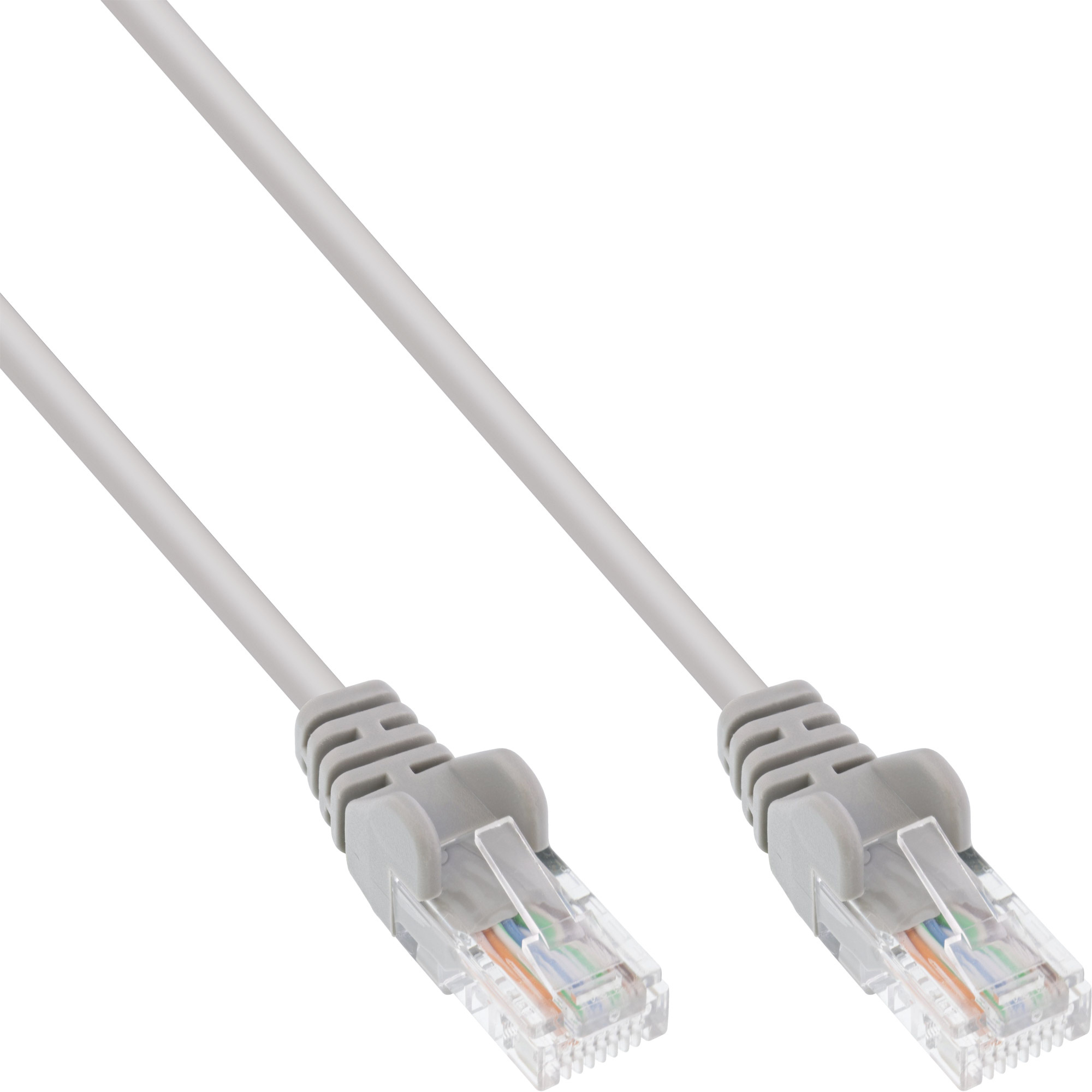 InLine S-71400L. Snoerlengte: 10 m, Kabel standaard: Cat5e, Kabelafscherming: U/UTP (UTP), Aansluiting 1: RJ-45, Aansluiting 2: RJ-45