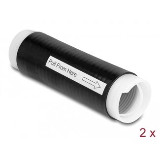 DeLOCK Delock Cold Shrink Tube 35 mm x 130 mm 2 pcs black