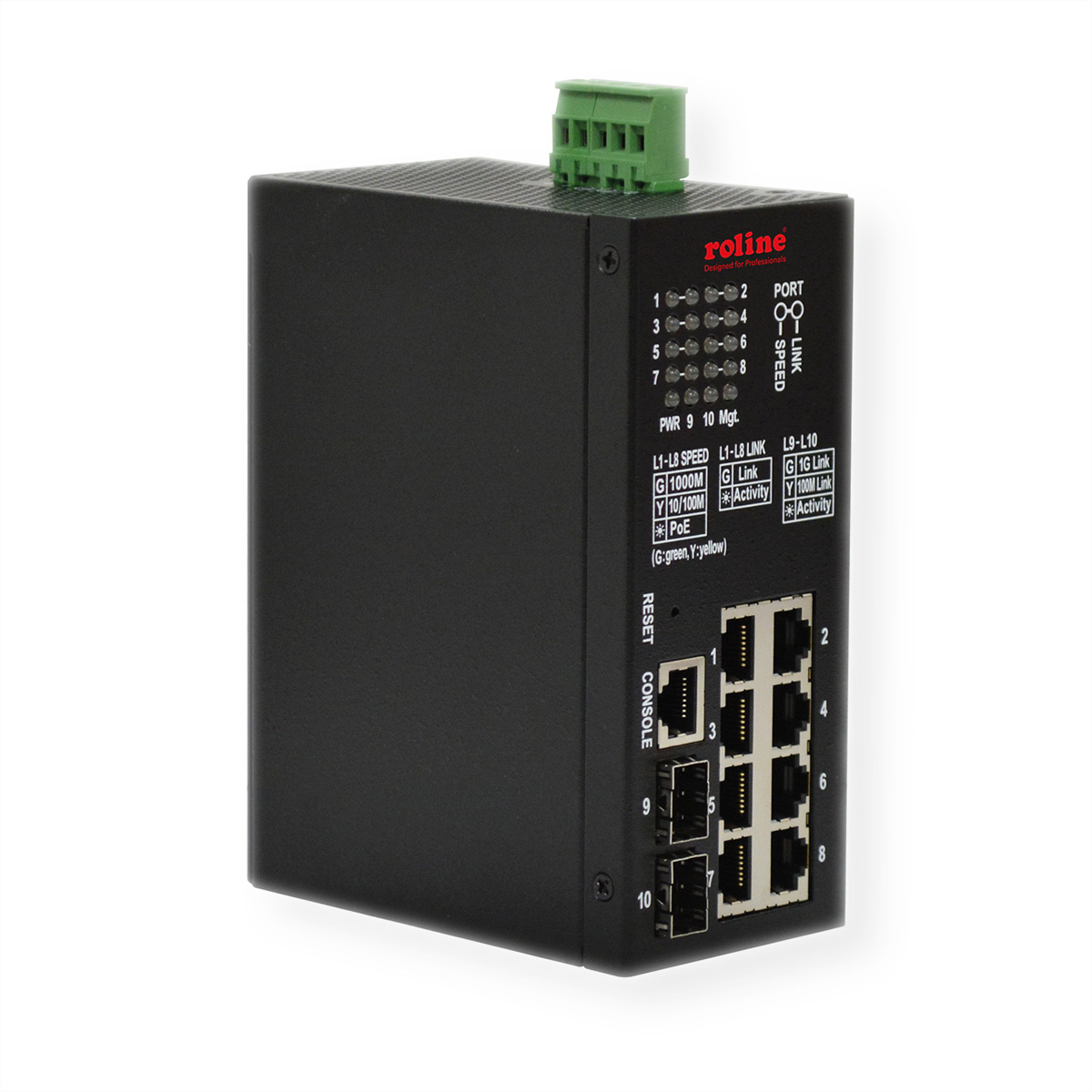 Roline 21.13.1137 21.13.1137 Netwerk switch 10 / 100 / 1000 MBit/s PoE-functie