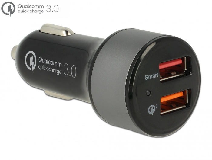 Navilock Car charger 2 x USB Type-A with Qualcomm® Quick Charge™ 3.0 |