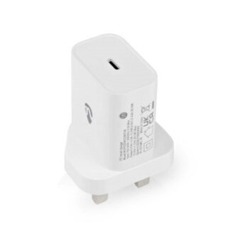 Nedis Oplader | 20 W | Snellaad functie | 1.67 / 2.22 / 3.0 A | Outputs: 1 | USB-C™ | Automatische Voltage Selectie