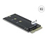 Delock SATA 22 pin male to M.2 Key B slot Adapter