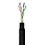 Goobay CAT 6 Outdoor Network Cable Set, U/UTP, black 100 m