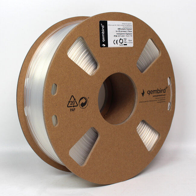 ABS Filament Transparant, 1.75 mm, 1 kg