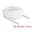 Delock Braided Sleeve self-closing 10 m x 16 mm white