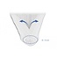 Delock Braided Sleeve self-closing 10 m x 16 mm white