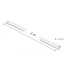 Delock Braided Sleeve stretchable 5 m x 25 mm white