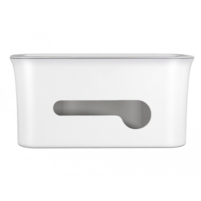 Delock Cable Management box with storage case white / grey