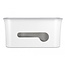 Delock Cable Management box with storage case white / grey