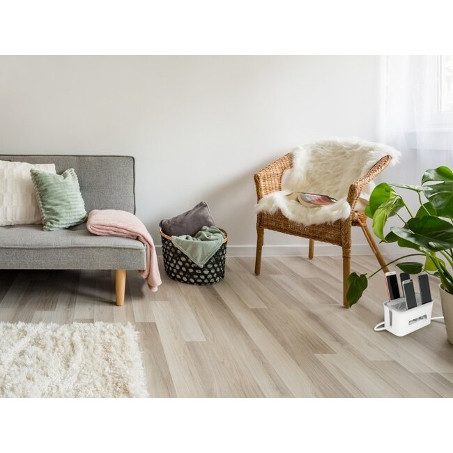 Delock Cable Management box with storage case white / grey