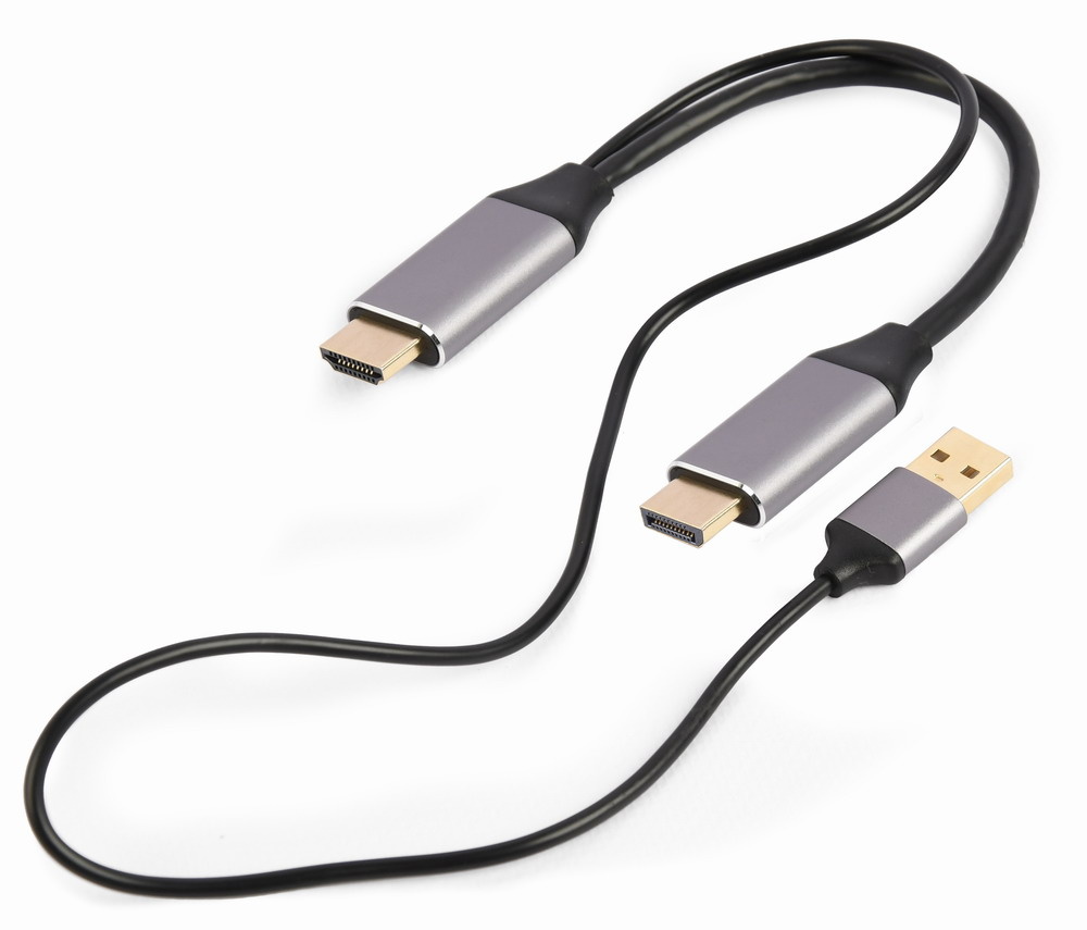 Gembird - Gembird HDMI Male naar DisplayPort Male Actieve Adapterkabel 2m voor 4K Kabel