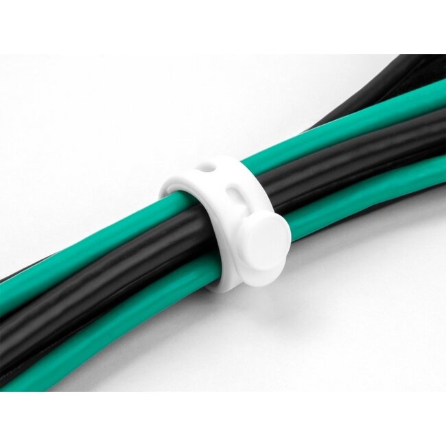 Delock Soft Tie flexible reusable set 10 pieces black / white