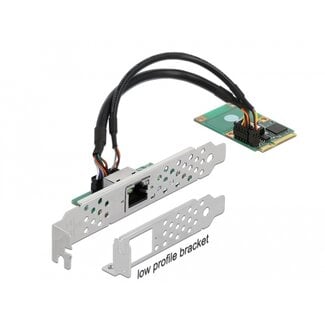 DeLOCK Delock Mini PCIe I/O PCIe full size 1 x RJ45 Gigabit LAN