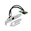 Delock Mini PCIe I/O PCIe full size 1 x RJ45 Gigabit LAN