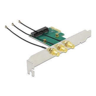 DeLOCK Delock PCI Express x1 Card > Mini PCIe Slot + 3 RP-SMA Ports