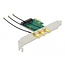 Delock PCI Express x1 Card > Mini PCIe Slot + 3 RP-SMA Ports