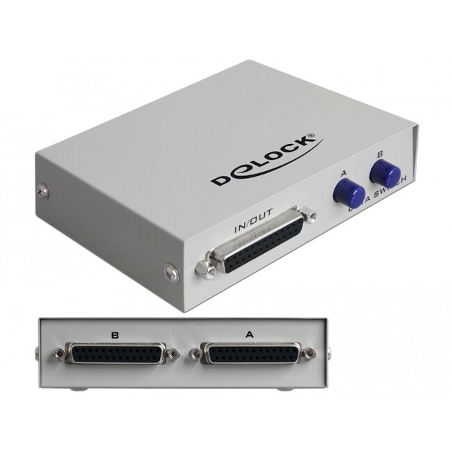 Delock Parallel Switch D-Sub 25 pin 2 port manual