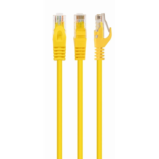 UTP Cat6 patchkabel, 1 m, geel