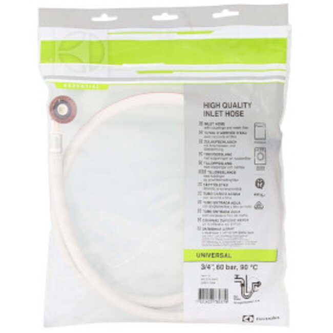 E2WIH150A Toevoerslang 3/4'' Recht - 3/4'' Gehoekt 10 bar 90 °C 1.50 m