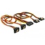 Delock Cable SATA 15 pin power plug with latching function > SATA 15 pin power receptacle 2 x straight / 2 x down 50 cm