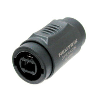 Neutrik Vergrendelbare 4-polige speakON-adapter