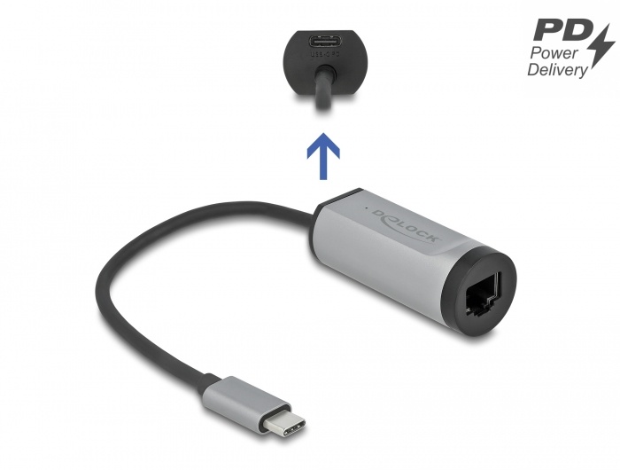 DeLOCK 64116 netwerkkaart & -adapter Ethernet 5000 Mbit/s