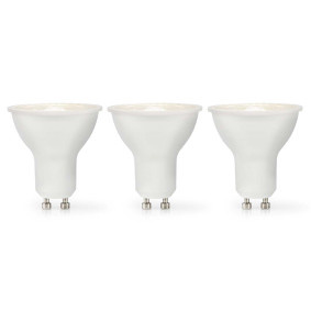 Nedis LED-Lamp GU10 | Spot | 4.5 W | 345 lm | 2700 K | Dimbaar | Warm Wit | 3 Stuks
