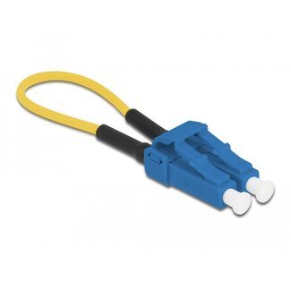DeLOCK Delock Optical Fiber loopback Adapter LC / UPC singlemode blue