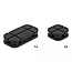 Delock Cable Holder Combo Set 3 pieces black