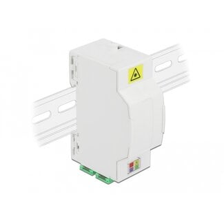 DeLOCK Delock Optical Fiber Connection Box for DIN Rail 4 x SC Simplex or LC Duplex