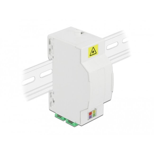 Delock Optical Fiber Connection Box for DIN Rail 4 x SC Simplex or LC Duplex